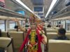 Gandrung On Train Semarakkan Perjalanan KA Sangkuriang Menuju Ketapang