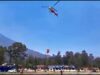 Helikopter Water Bombing Tiba di Kawah Ijen, Pemadaman Karhutla Dilakukan dari Udara
