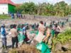 Koramil Muncar Bersama TNI-Polri dan Sungai Watch Bersihkan Sungai Kalimati hingga Muara